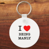 Porte-clés J'Aime Être Manly (Recto)