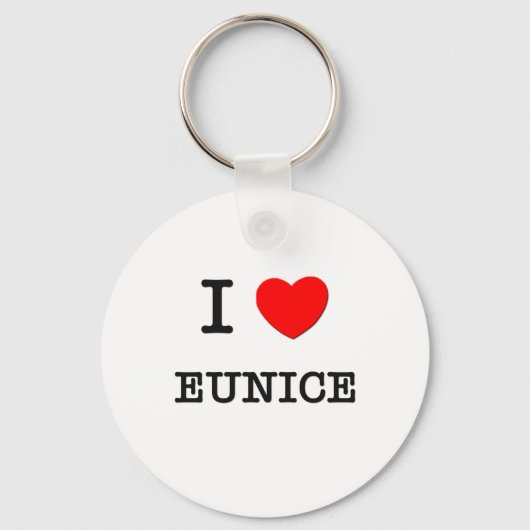 Porte-clés J'aime Eunice (Recto)