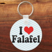 Porte-clés J'aime Falafel (Recto)