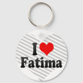 Porte-clés J'aime Fatima (Recto)