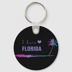 Porte-clés J'Aime Florida Colorful violet Porte - clé