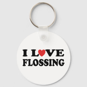 Porte-clés J'Aime Flossing
