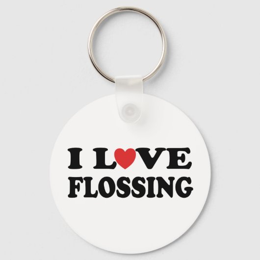 Porte-clés J'Aime Flossing (Recto)