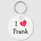 Porte-clés J'aime Frank (Recto)