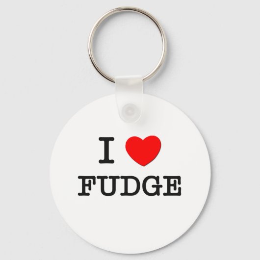 Porte-clés J'aime Fudge (Recto)