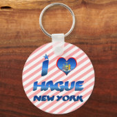 Porte-clés J'aime Hague, New York (Recto)