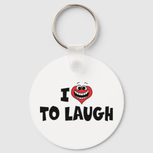 Porte-clés J'aime Heart To Laugh - Amateur de Comédie