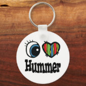 Porte-clés J'aime Hummer (Recto)