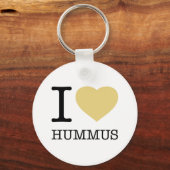 PORTE-CLÉS J'AIME HUMMUS (Recto)