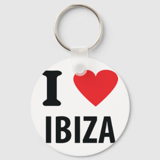 Porte-clés J'aime Ibiza icône