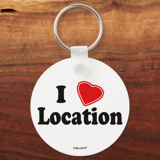 Porte-clés J'aime II (Recto)