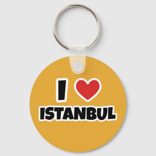 Porte-clés J'aime Istanbul (Recto)