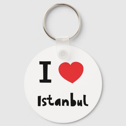 Porte-clés J'aime Istanbul (Recto)