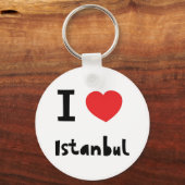Porte-clés J'aime Istanbul (Recto)