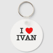 Porte-clés J'aime Ivan (Recto)