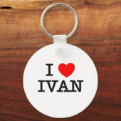Porte-clés J'aime Ivan (Recto)