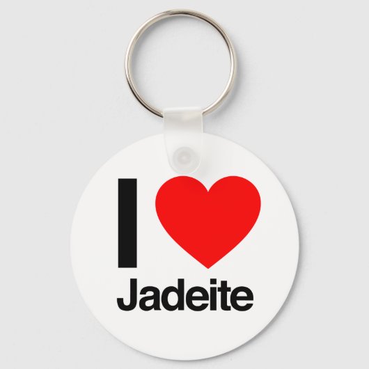 Porte-clés j'aime jadeite (Recto)