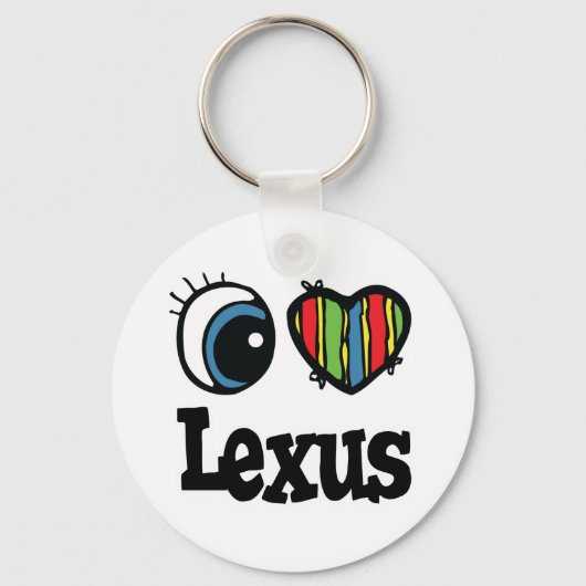 Porte-clés J'aime (J'adore) Lexus (Recto)