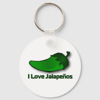 Porte-clés J'aime Jalapenos