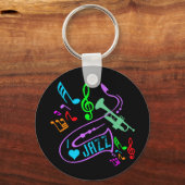 PORTE-CLÉS J'AIME JAZZ (Recto)