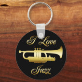 PORTE-CLÉS J'AIME JAZZ (Recto)