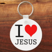 Porte-clés J'aime Jésus (Recto)