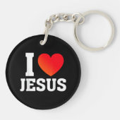 Porte-clés J'aime Jésus (Dos)