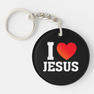 Porte-clés J'aime Jésus