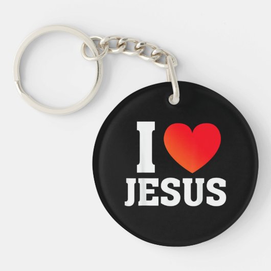 Porte-clés J'aime Jésus (Devant)