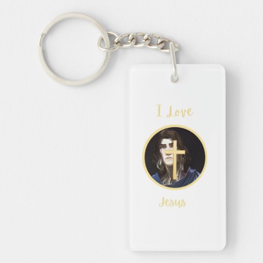 Porte-clés J'aime Jésus (Devant)