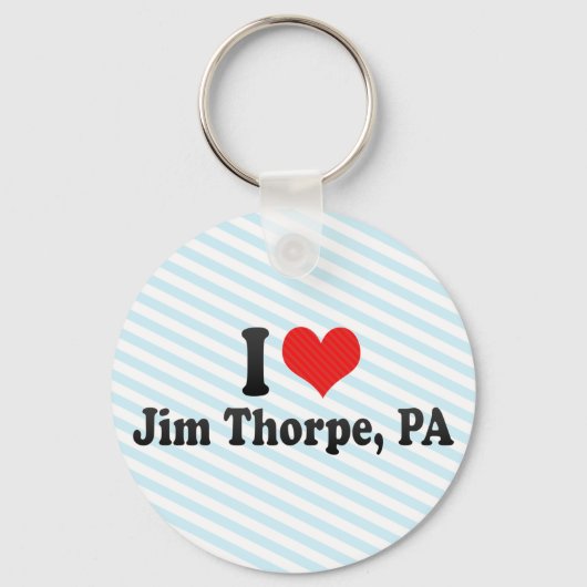 Porte-clés J'Aime Jim Thorpe, PA (Recto)