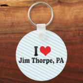 Porte-clés J'Aime Jim Thorpe, PA (Recto)