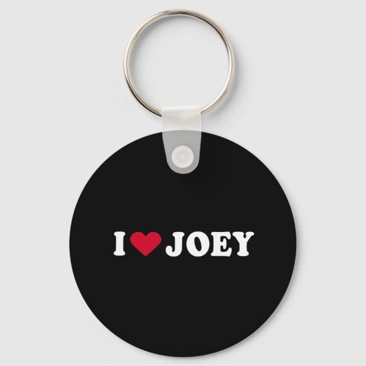 PORTE-CLÉS J'AIME JOEY (Recto)