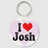 Porte-clés J'aime Josh (Recto)