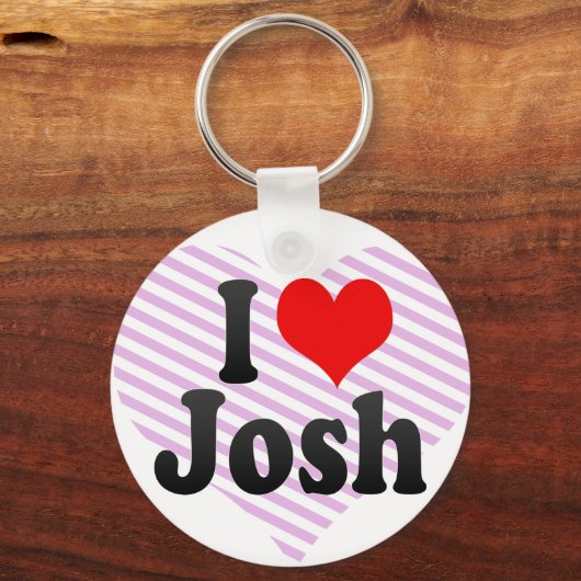 Porte-clés J'aime Josh (Recto)