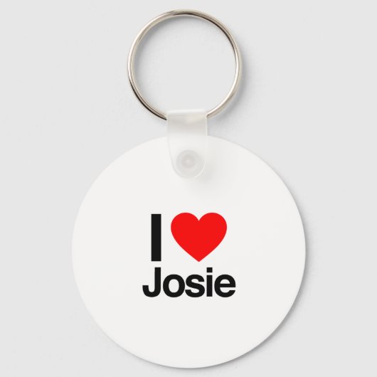 Porte-clés j'aime josie (Recto)