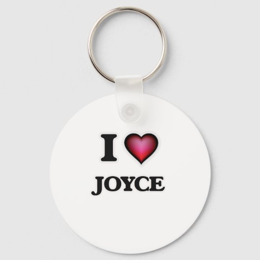 Porte-clés J'aime Joyce (Recto)