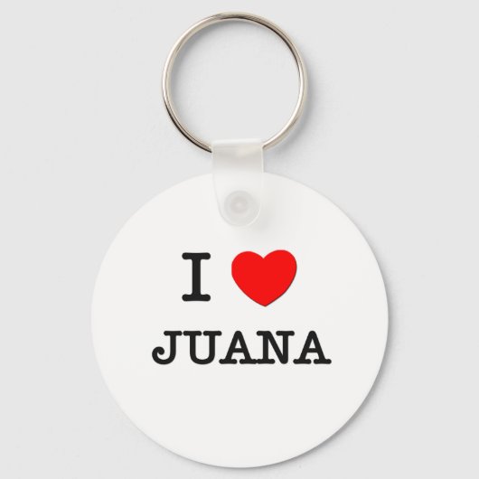 Porte-clés J'aime Juana (Recto)