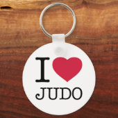PORTE-CLÉS J'AIME JUDO (Recto)