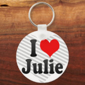 Porte-clés J'aime Julie (Recto)