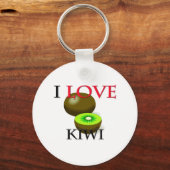 Porte-clés J'aime Kiwi (Recto)