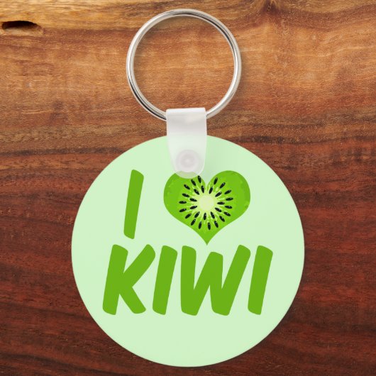 Porte-clés J'aime Kiwi (Recto)