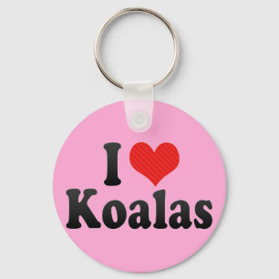Porte-clés J'aime Koalas