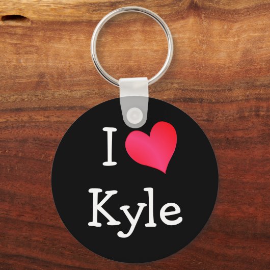 Porte-clés J'aime Kyle (Recto)