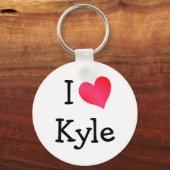 Porte-clés J'aime Kyle (Recto)