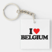 PORTE-CLÉS J'AIME LA BELGIQUE (Devant)
