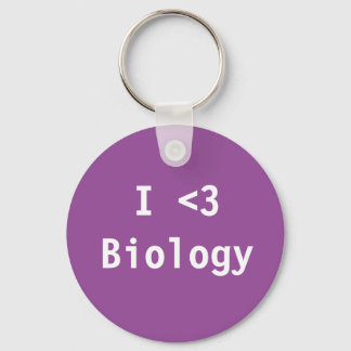 Porte-clés J'aime la biologie
