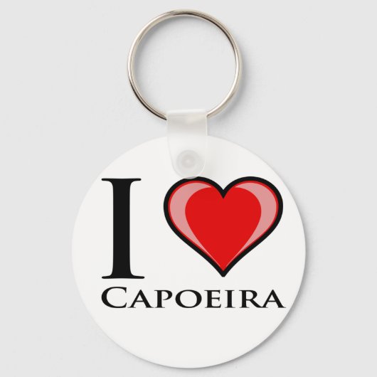 Porte-clés J'aime la capoeira (Recto)