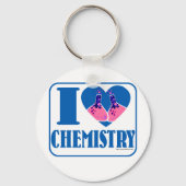 Porte-clés J'aime la chimie (Recto)