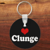 PORTE-CLÉS J'AIME LA CLUNGE {HEART} (Recto)